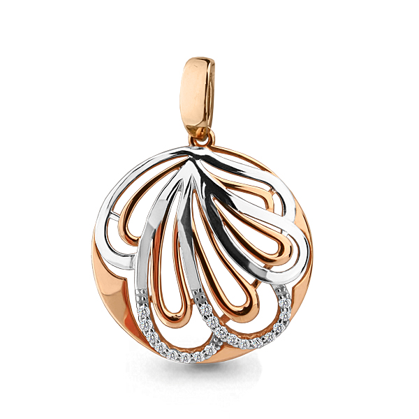 23315А Подвеска из Золота с фианитами