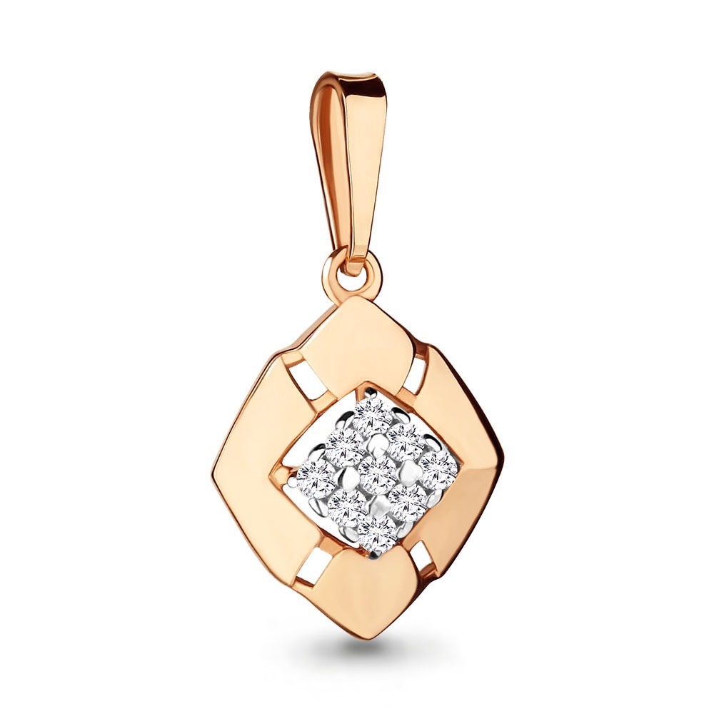 23401А Подвеска из Золота с фианитами