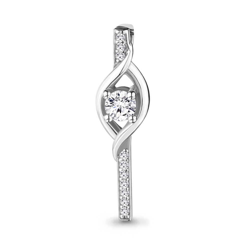 23443А Подвеска из Серебра с фианитами