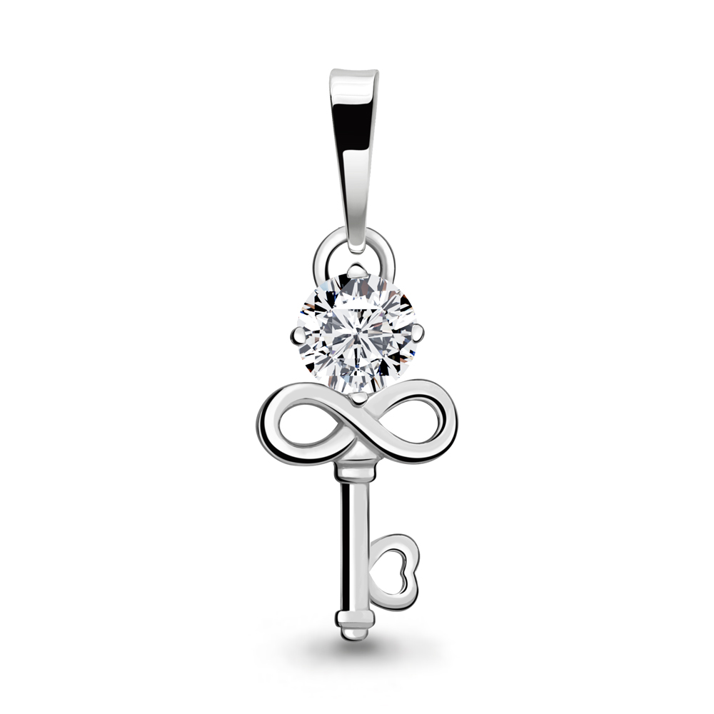 235711 Подвеска из Серебра с фианитом