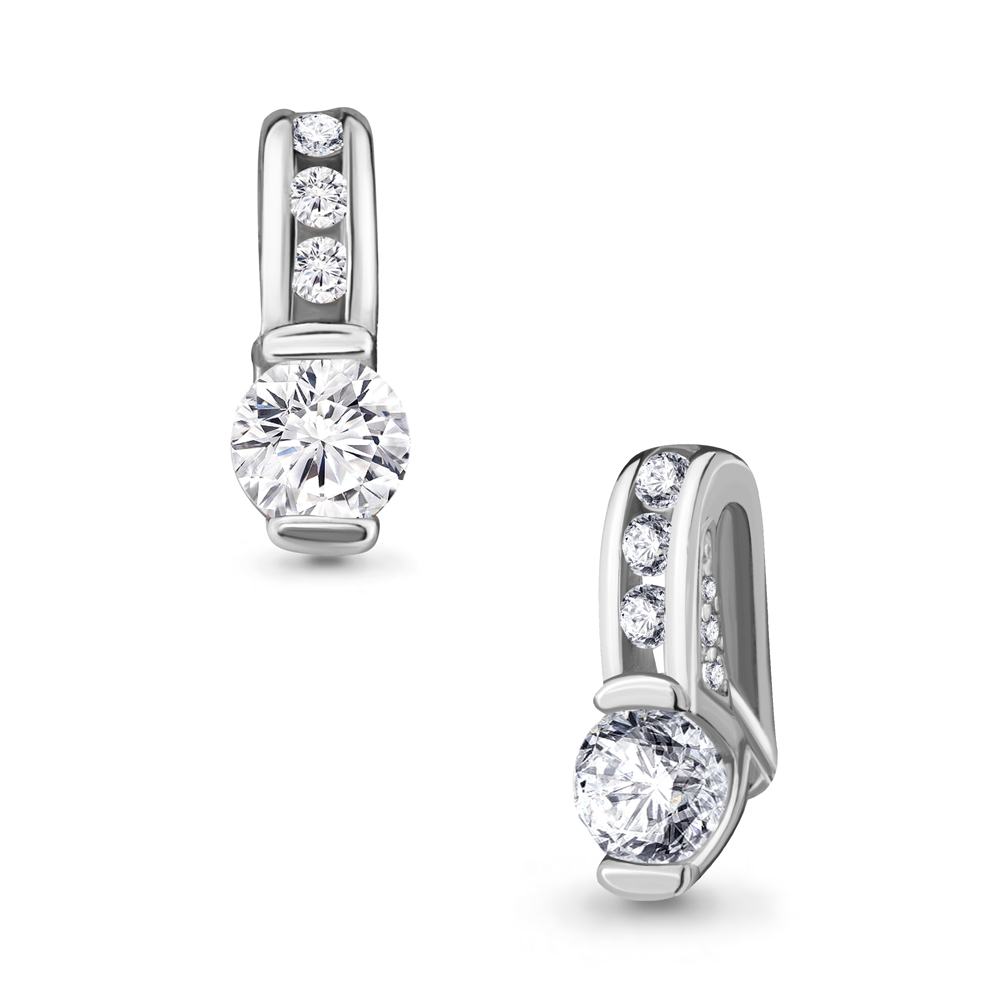 23626А Подвеска из Серебра с фианитами