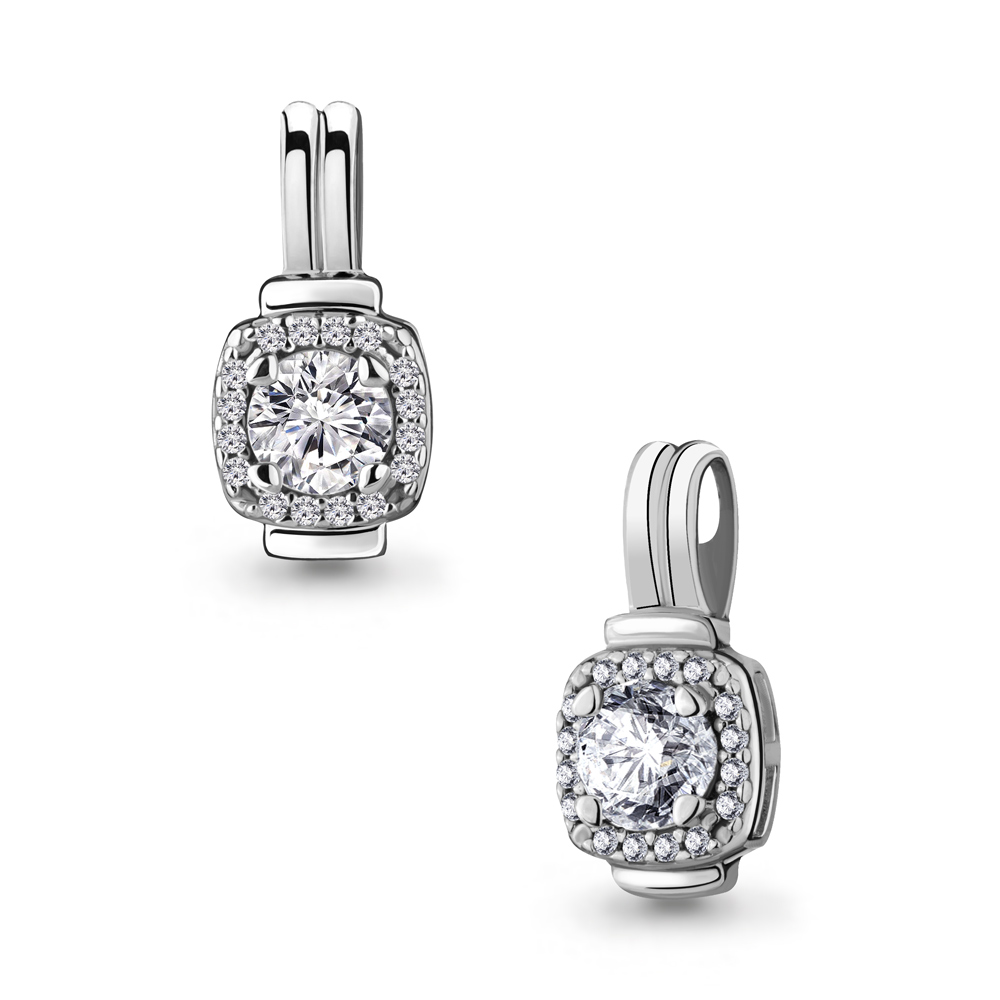 23631А Подвеска из Серебра с фианитами