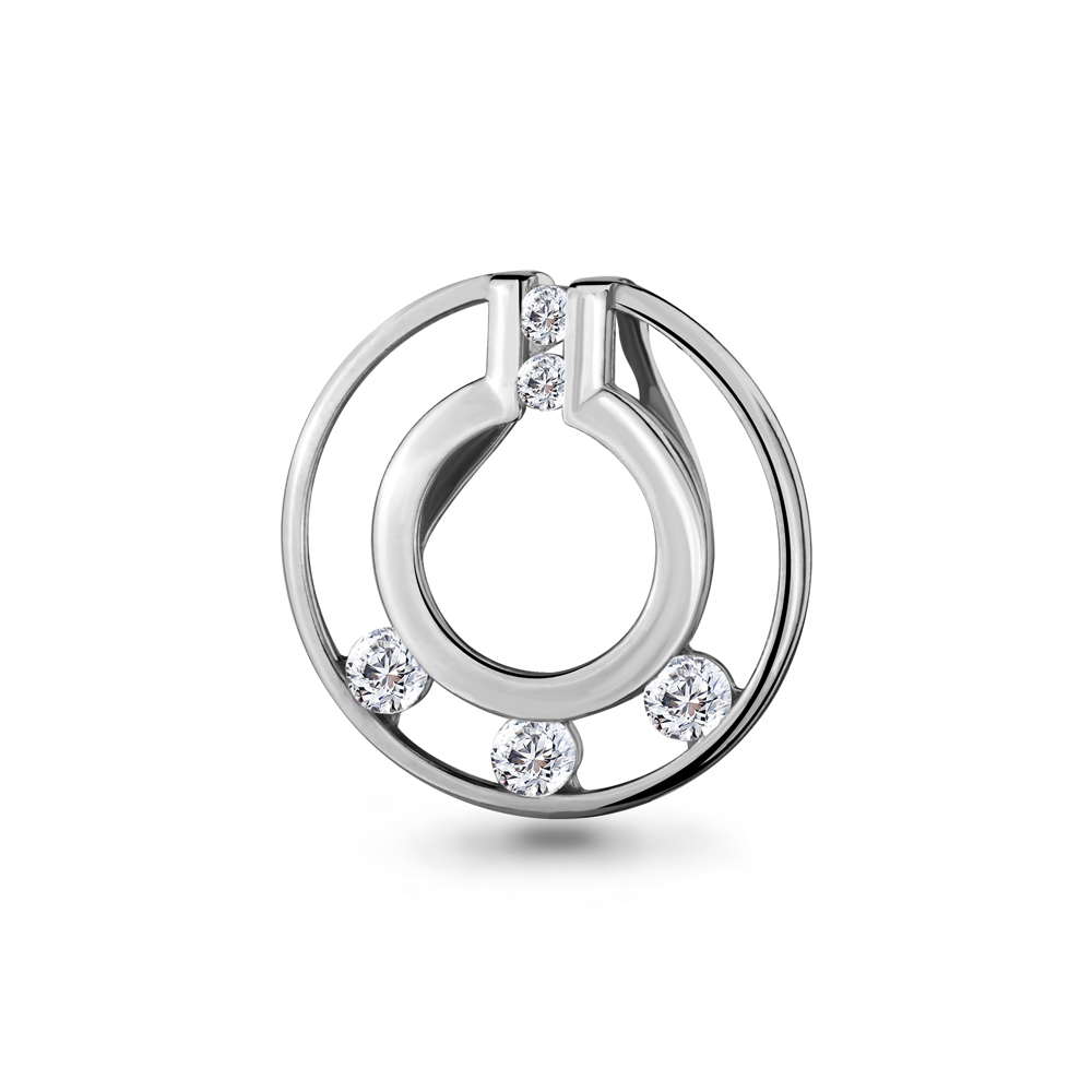 236431 Подвеска из Серебра с фианитами