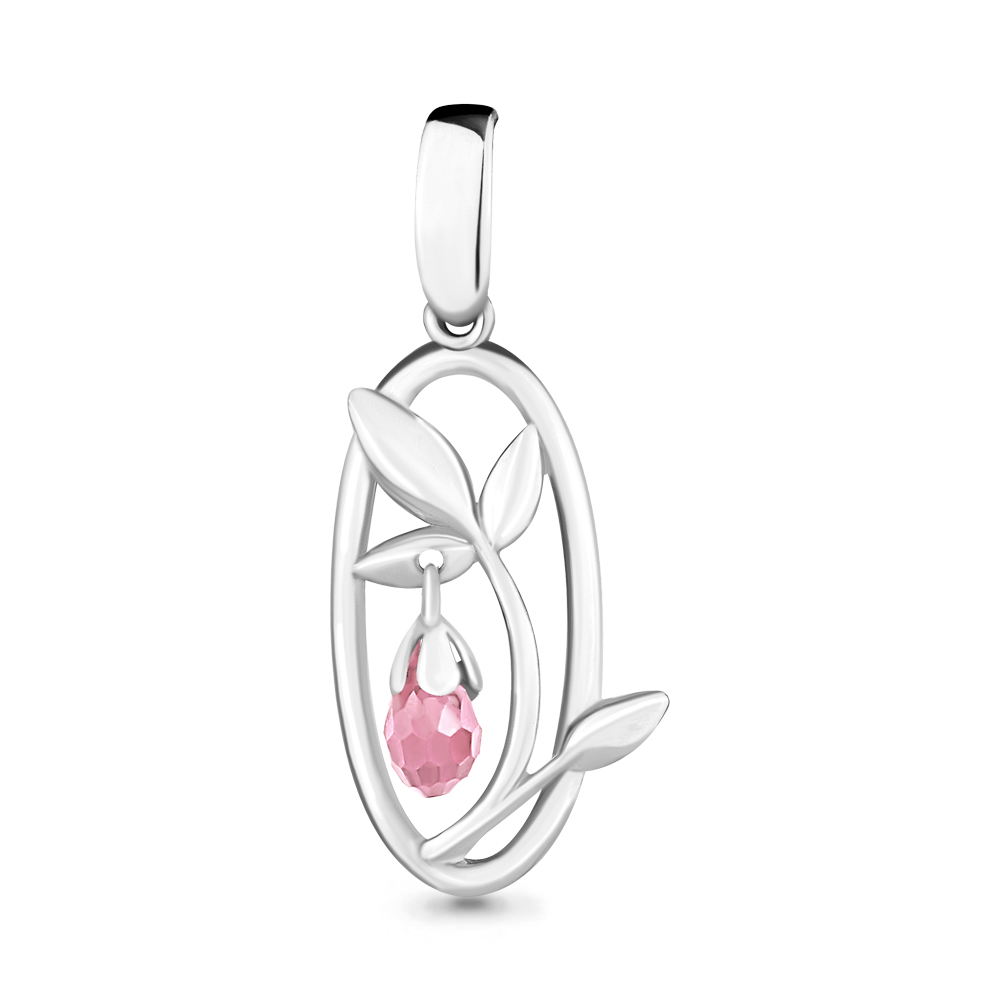 24040Р Подвеска из Серебра с фианитом