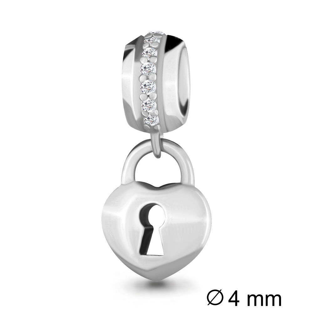 24045А Подвеска из Серебра с фианитами