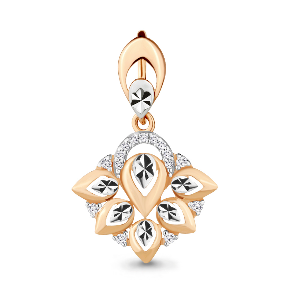 24083А Подвеска из Золота с фианитами