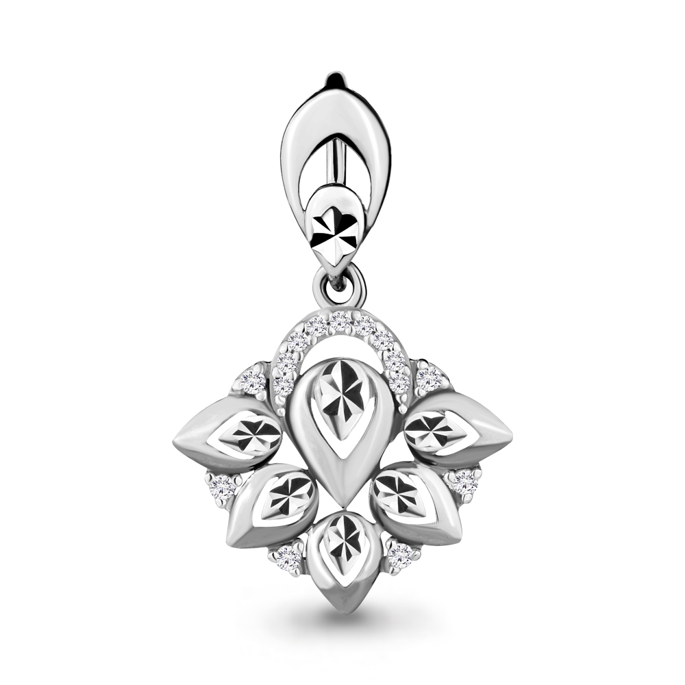 24083А Подвеска из Серебра с фианитами