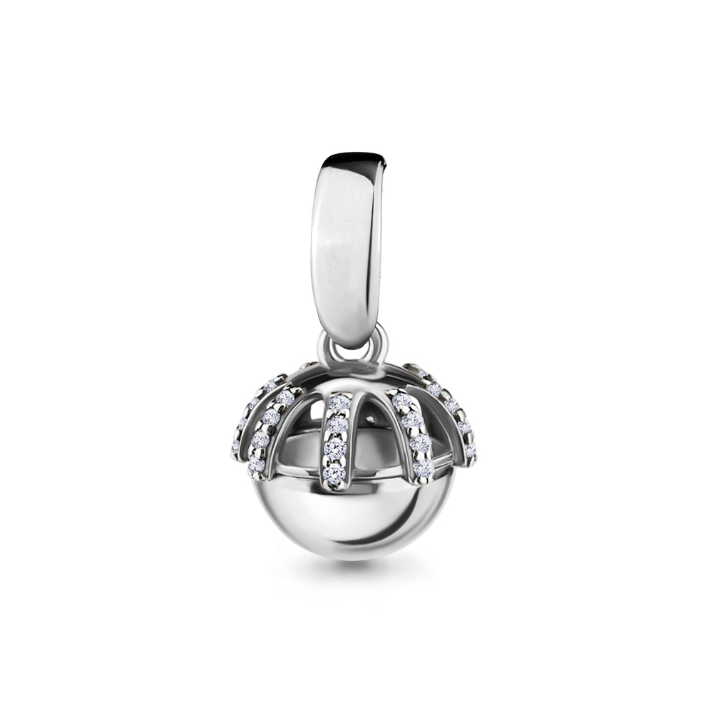 24108А Подвеска из Серебра с фианитами