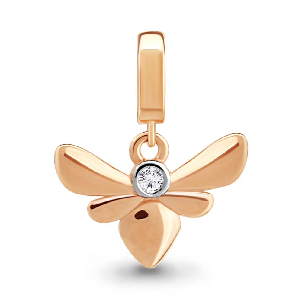 24129А Подвеска из Золота с фианитом