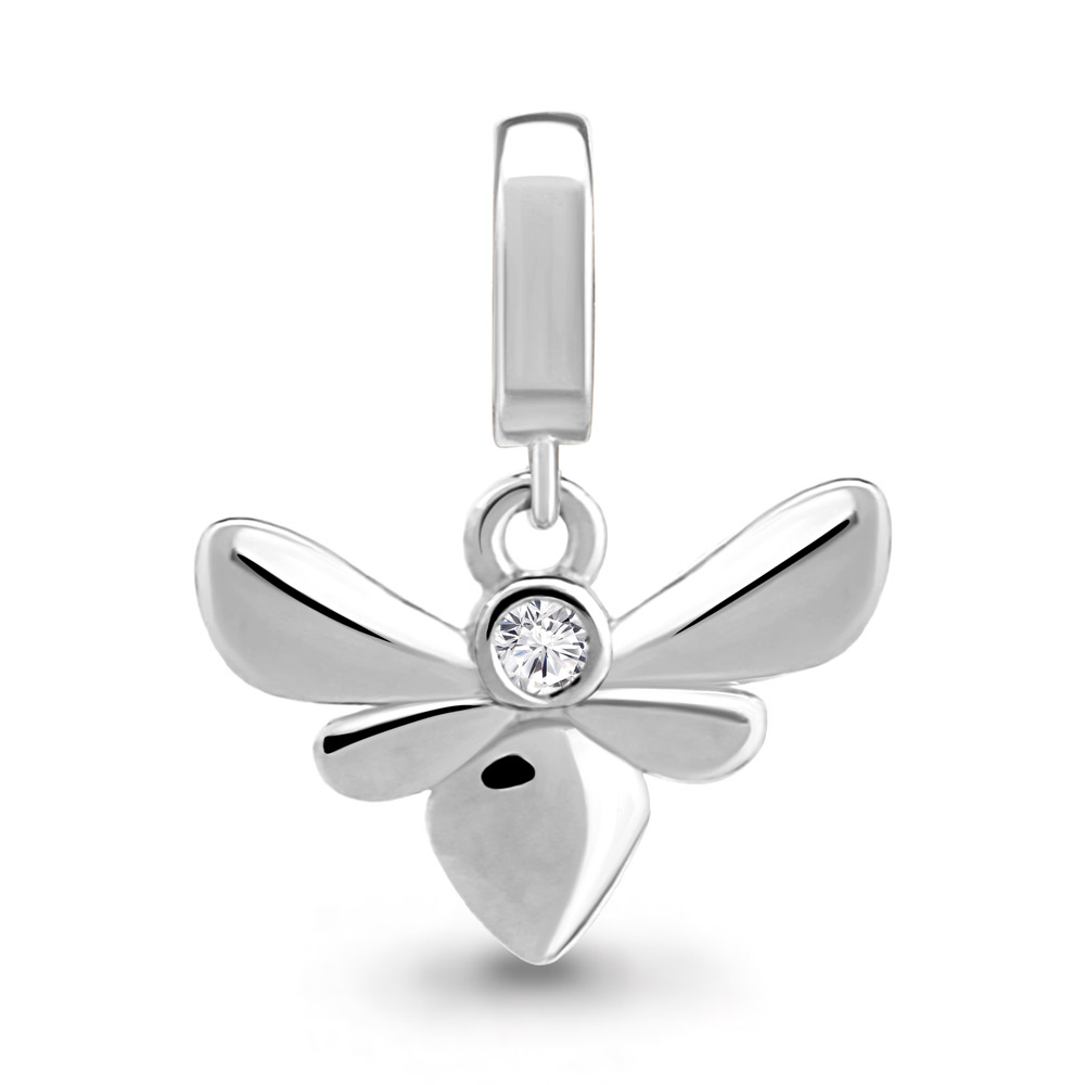 24129А Подвеска из Серебра с фианитом