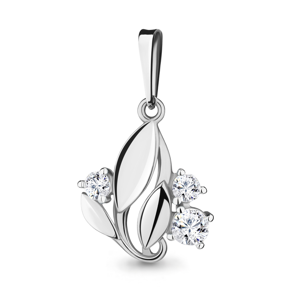 24153А Подвеска из Серебра с фианитами