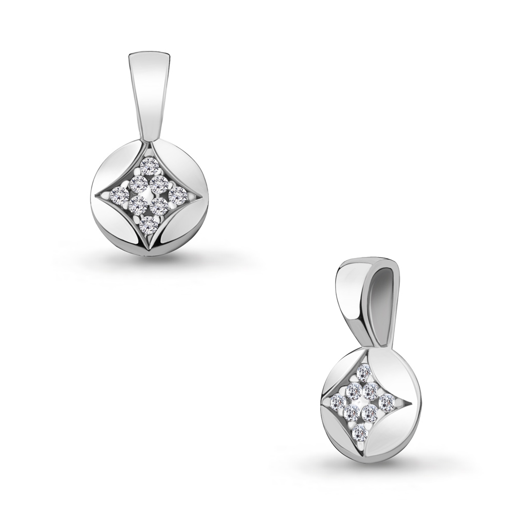 24278А Подвеска из Серебра с фианитами