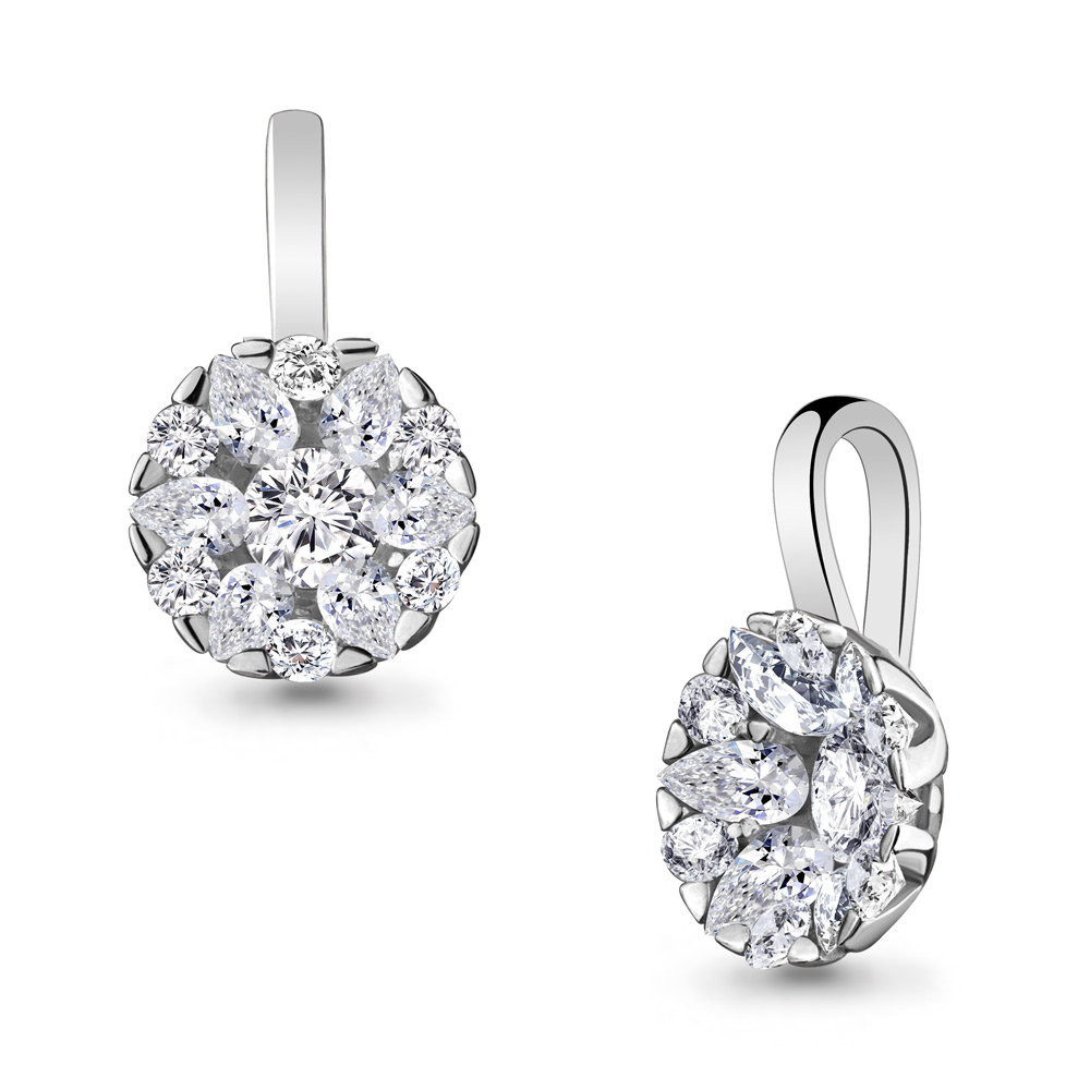 24300А Подвеска из Серебра с фианитами