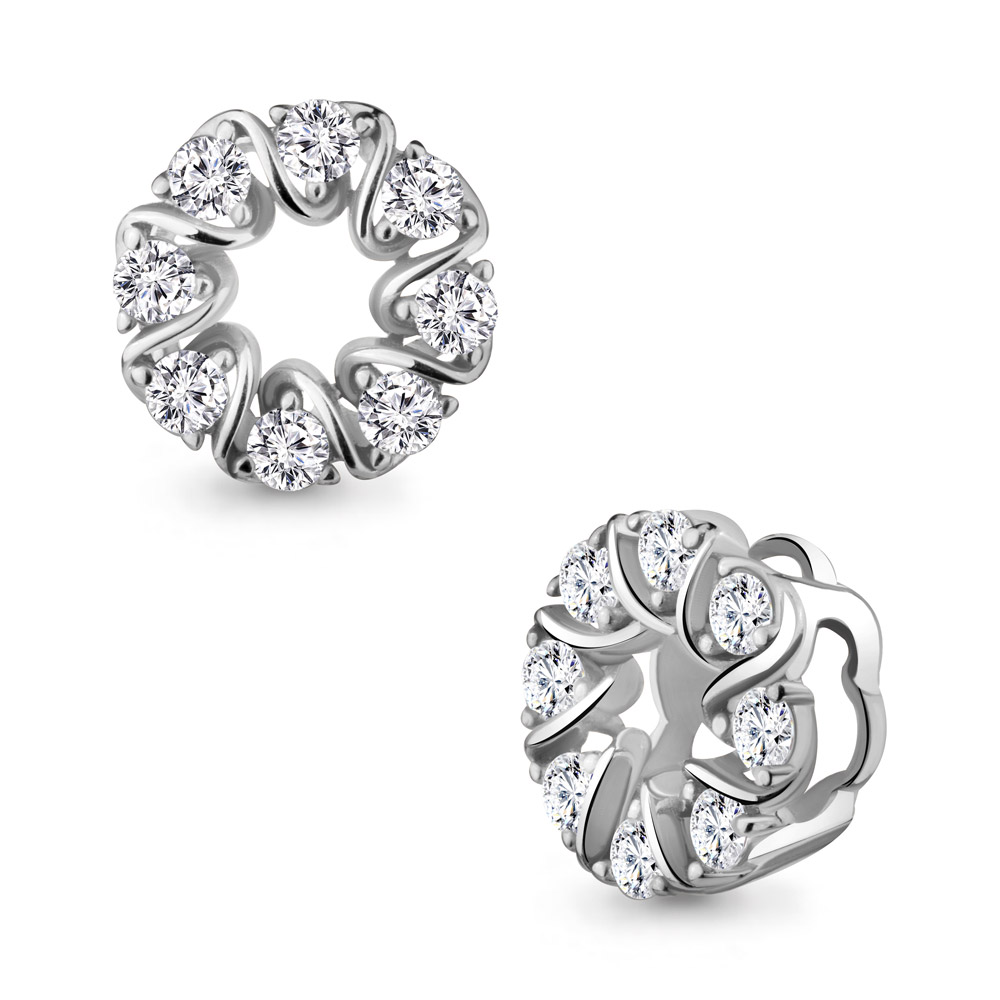 24327А Подвеска из Серебра с фианитами