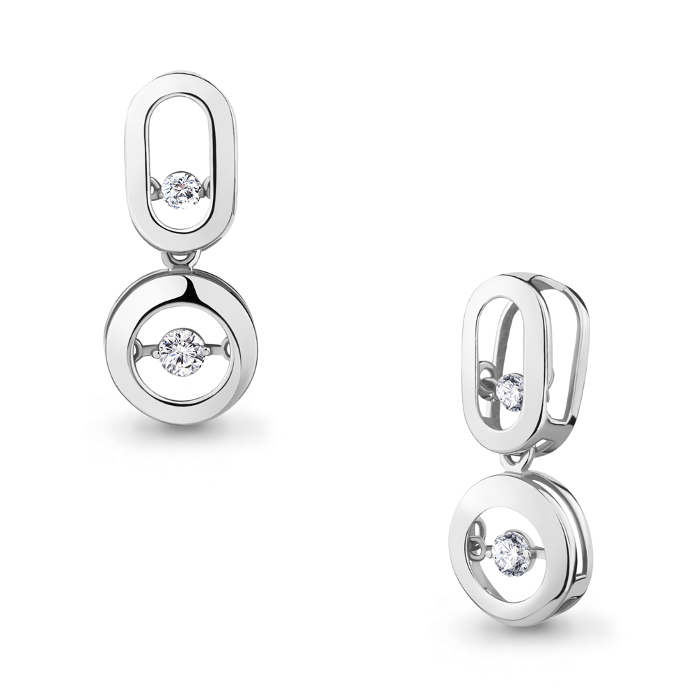 24337А Подвеска из Серебра с фианитами