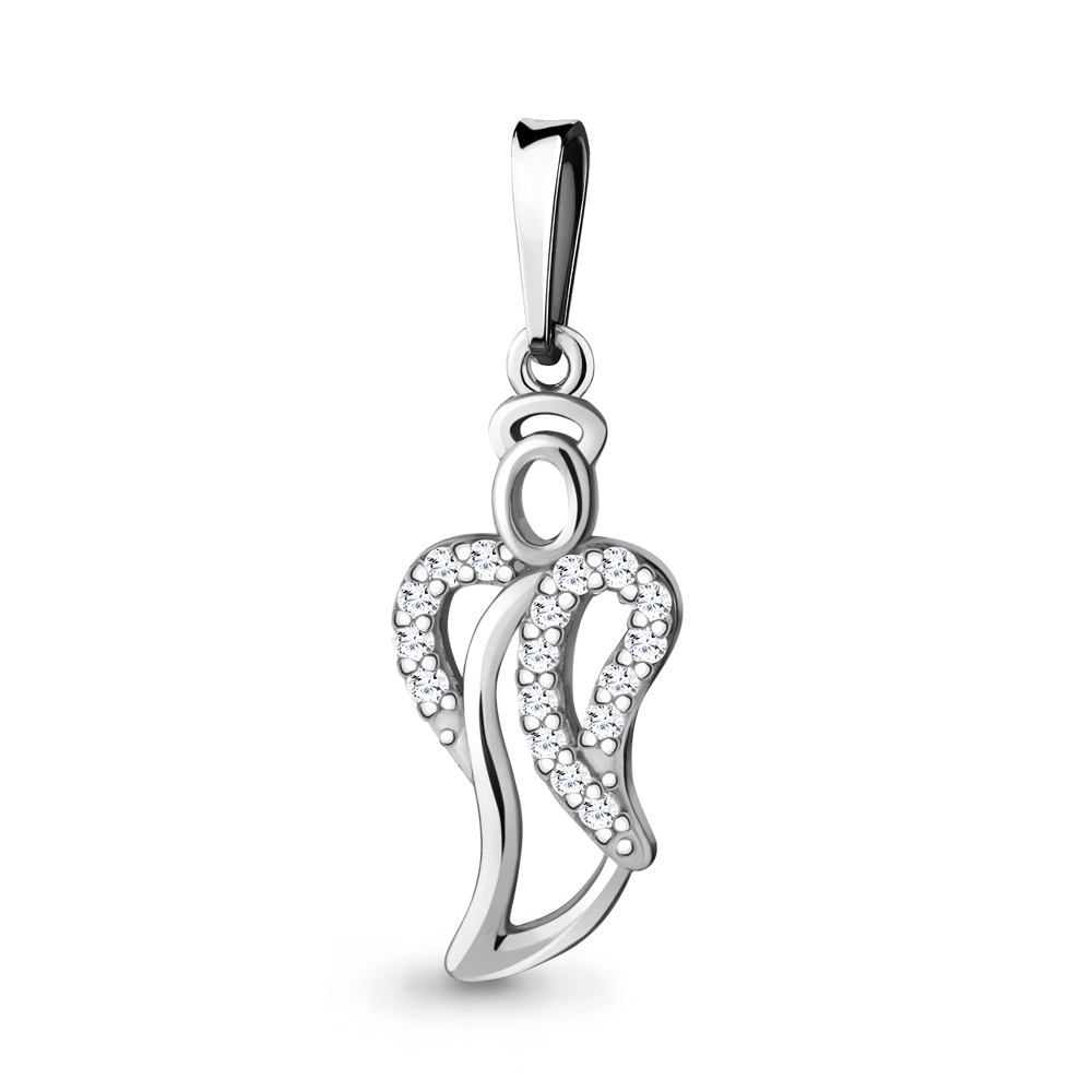 24341А Подвеска из Серебра с фианитами