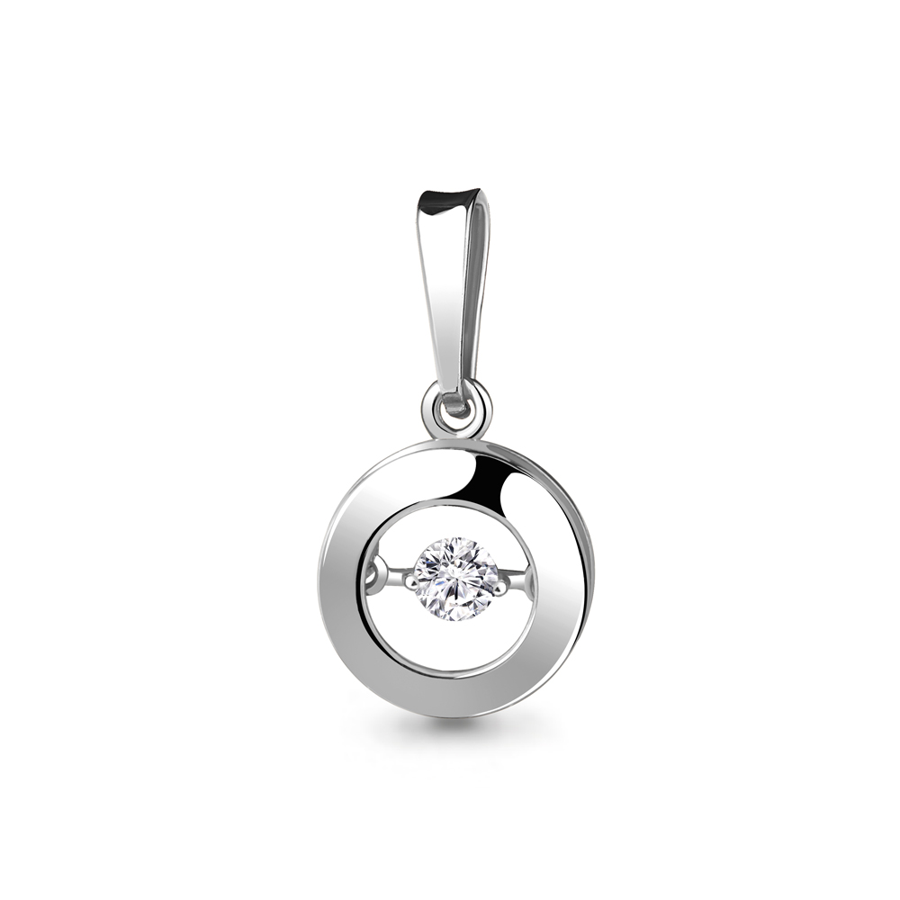 24371 Подвеска из Серебра с фианитом