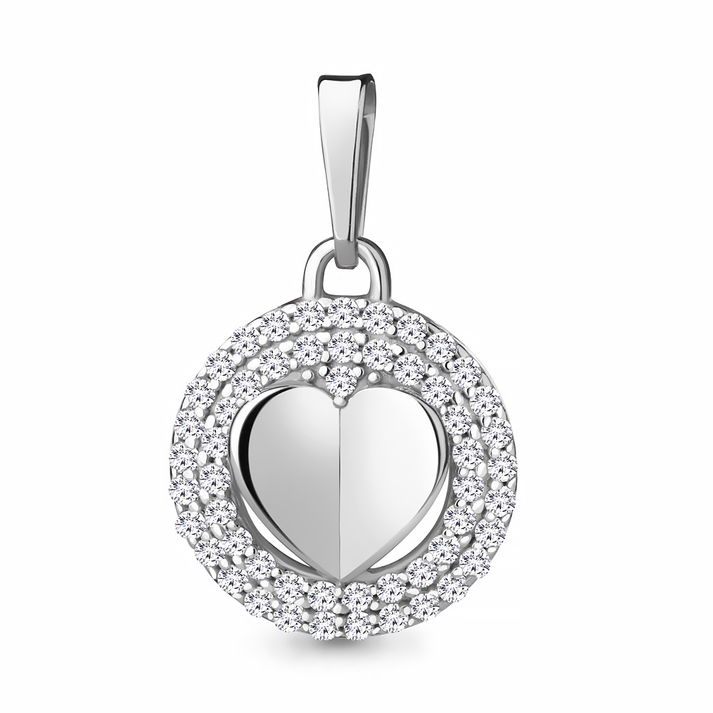 24456А Подвеска из Серебра с фианитами