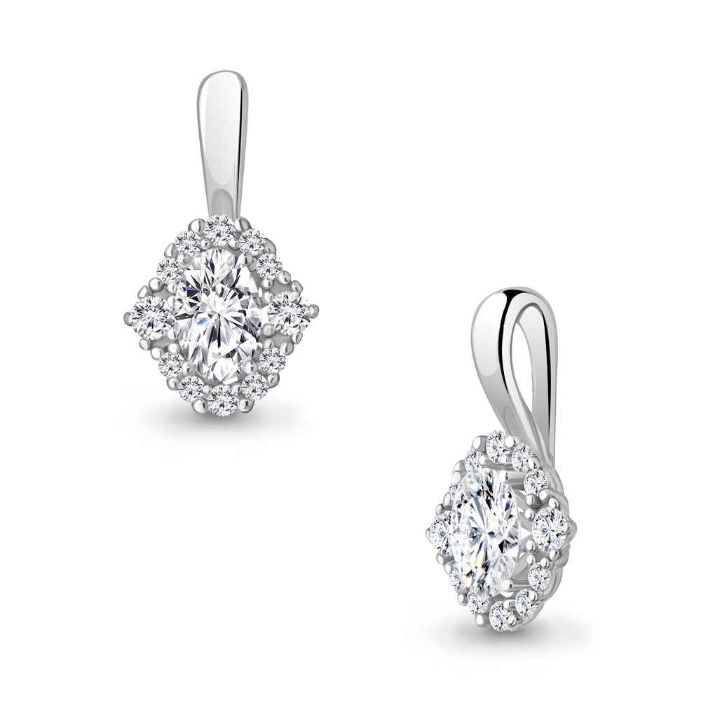 24497А Подвеска из Серебра с фианитами