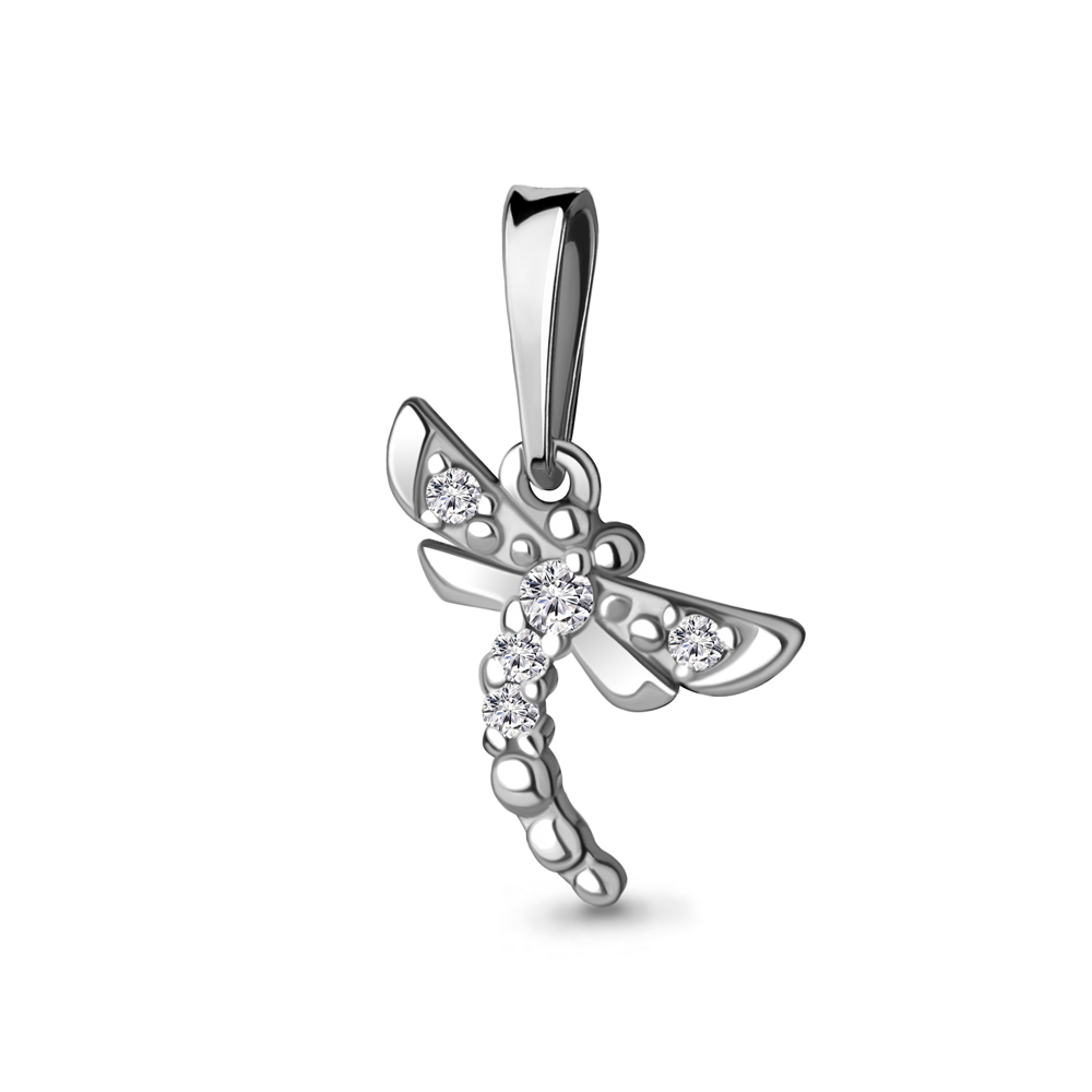 24528А Подвеска из Серебра с фианитами