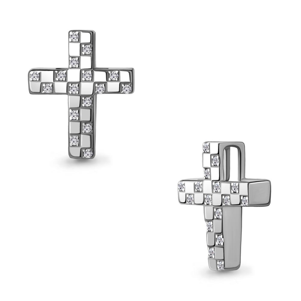 24566А Подвеска из Серебра с фианитами