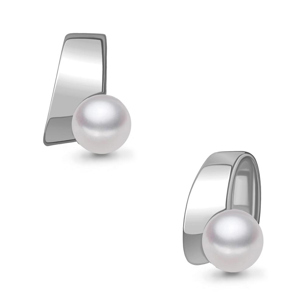 24571 Подвеска из Серебра с имитацией жемчуга