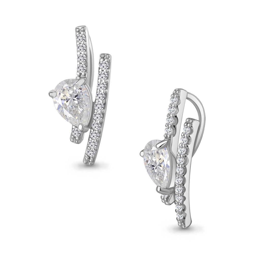 24586А Подвеска из Серебра с фианитами