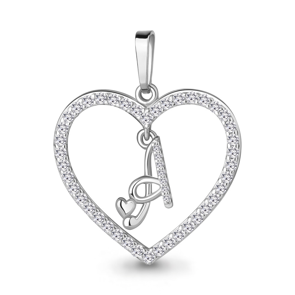 24623А Подвеска из Серебра с фианитами