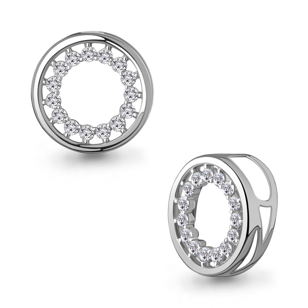 24646А Подвеска из Серебра с фианитами