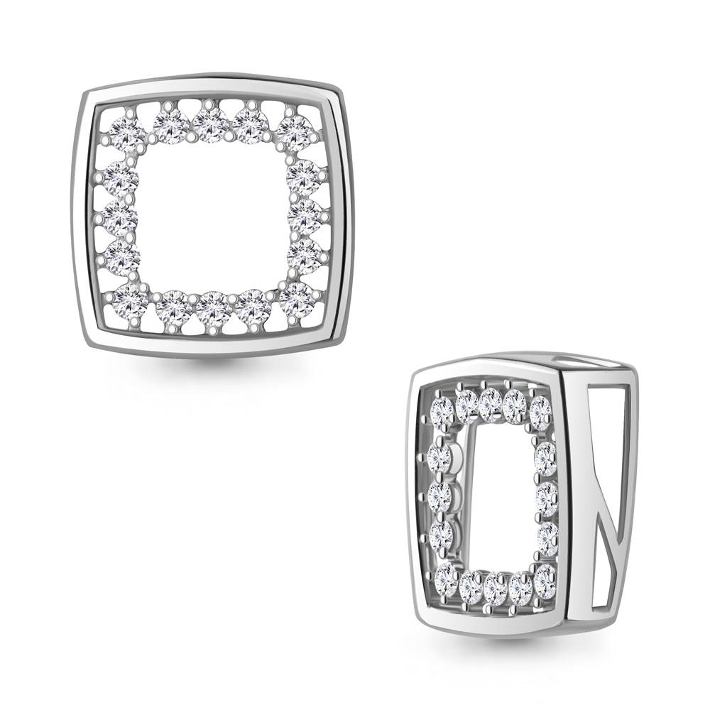 24663А Подвеска из Серебра с фианитами