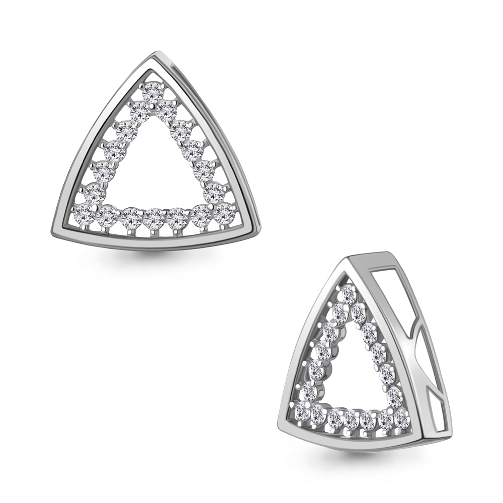 24664А Подвеска из Серебра с фианитами