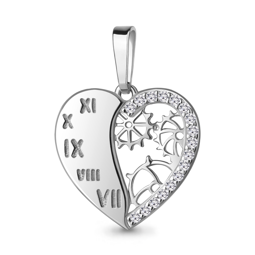 24668А Подвеска из Серебра с фианитами