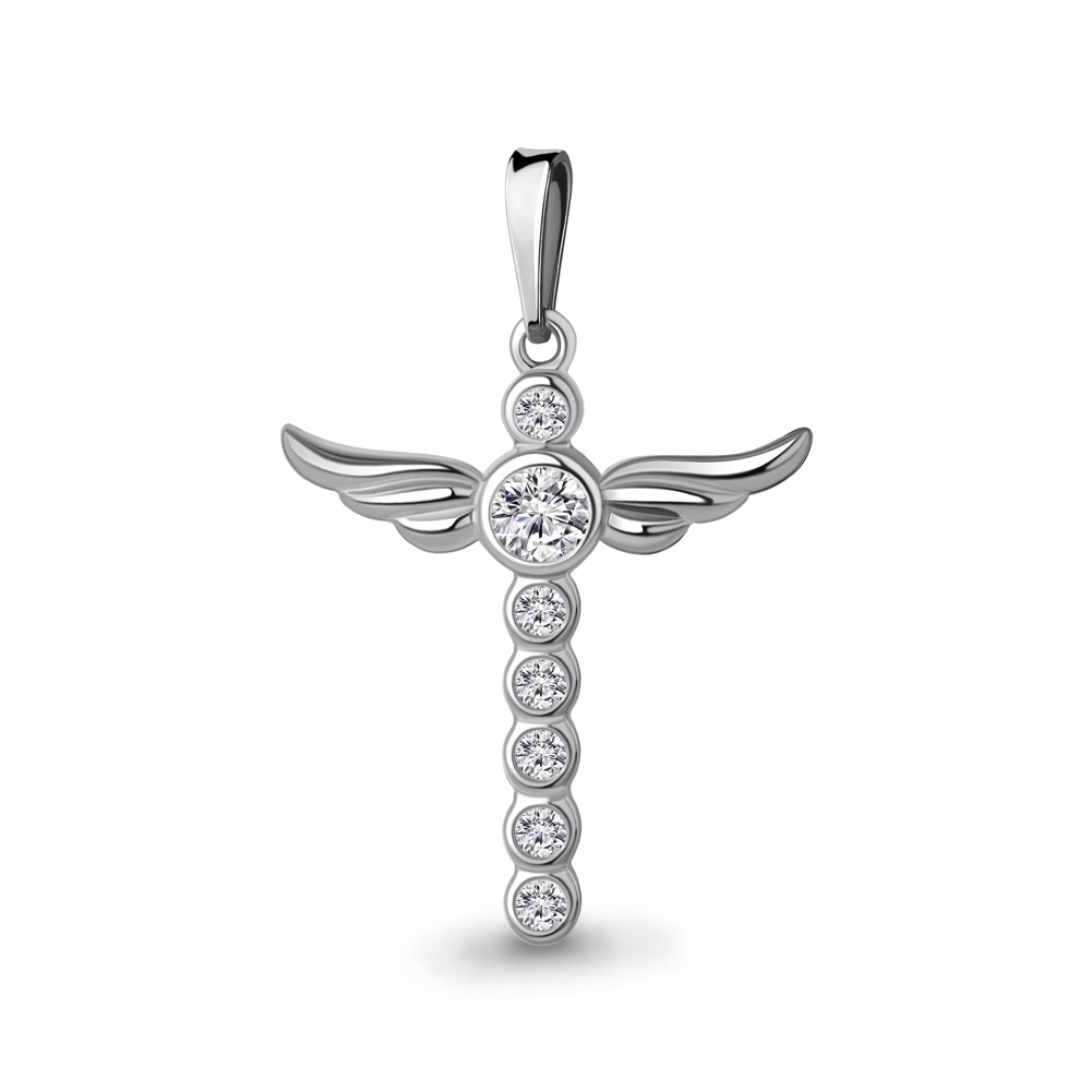 24677А Подвеска из Серебра с фианитами