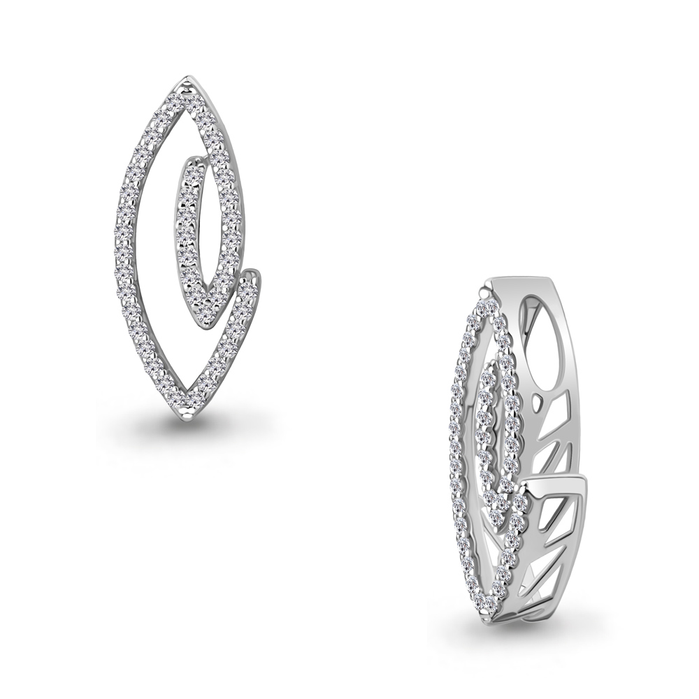 24682А Подвеска из Серебра с фианитами