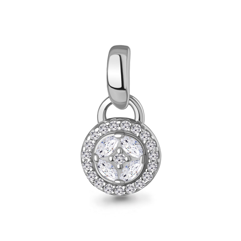 24703А Подвеска из Серебра с фианитами