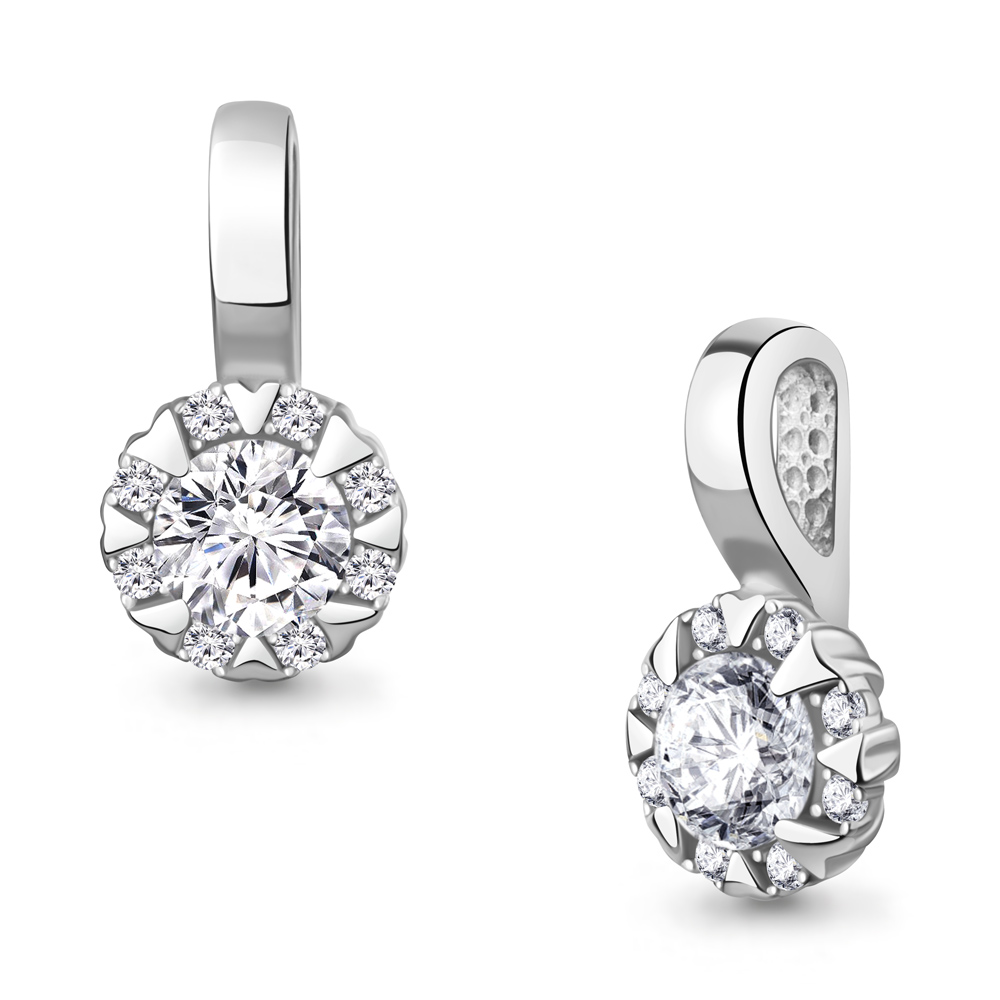 24764А Подвеска из Серебра с фианитами