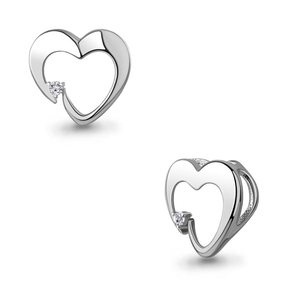 24773А Подвеска из Серебра с фианитом