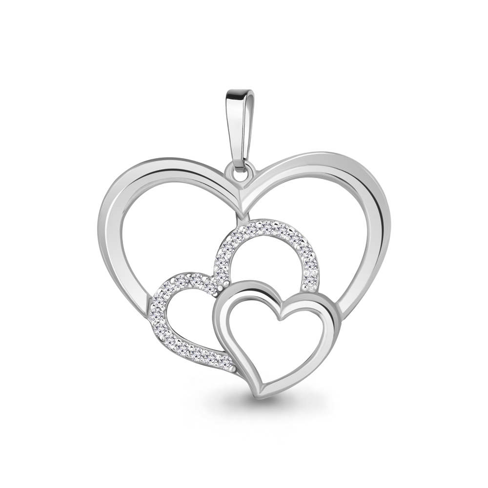 24775А Подвеска из Серебра с фианитами