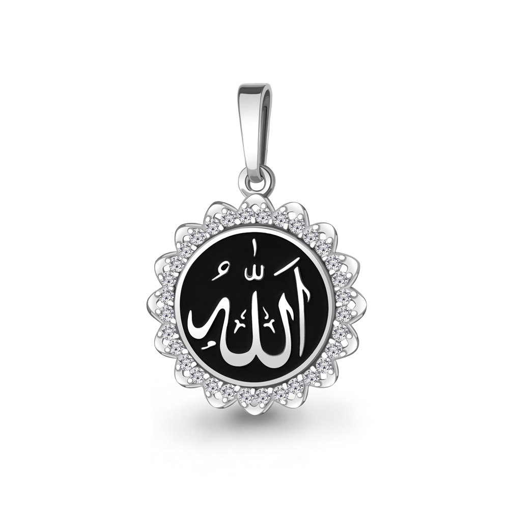 24791А Подвеска из Серебра с фианитами, эмалью