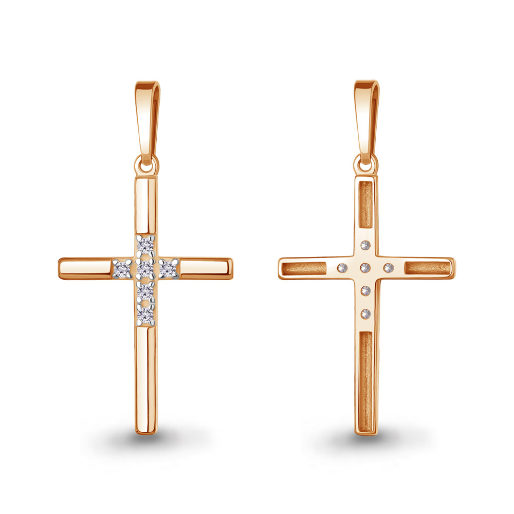 24796А Подвеска из Золота с фианитами