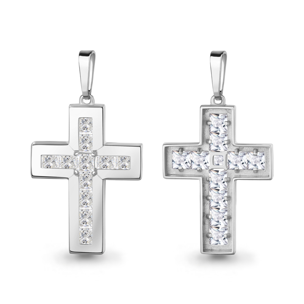 24834 Подвеска из Серебра с фианитами