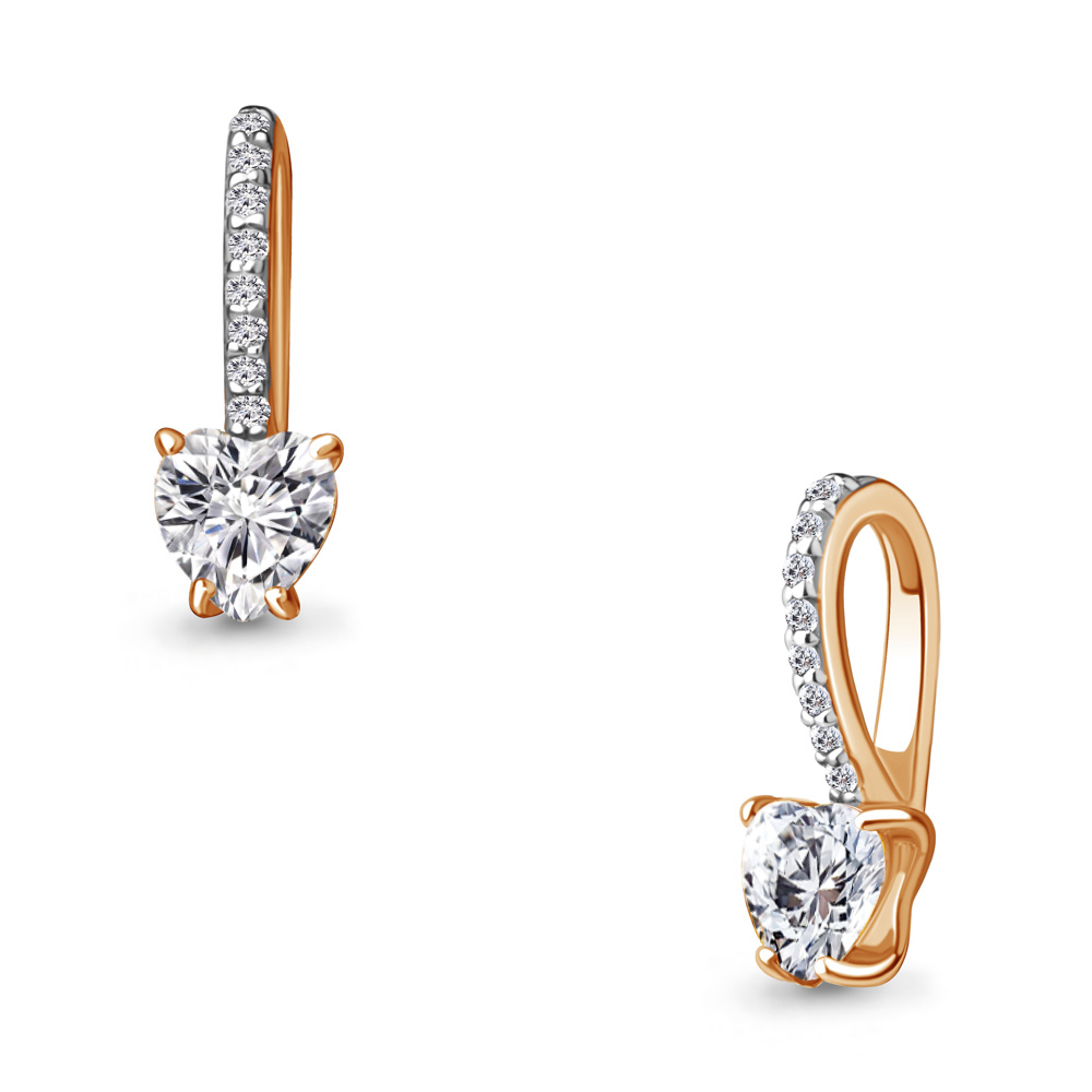 25005А Подвеска из Золота с фианитами