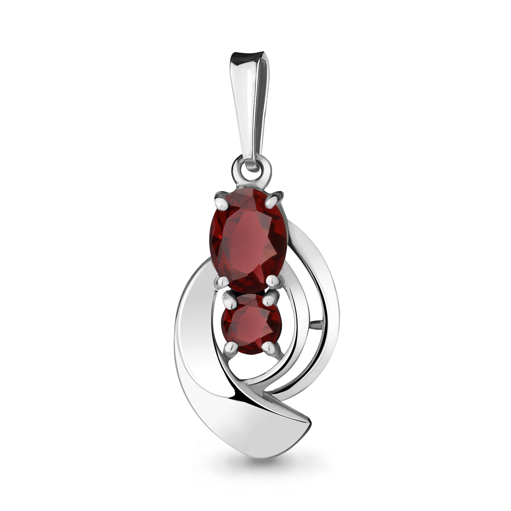 2524903 Подвеска из Серебра с гранатами