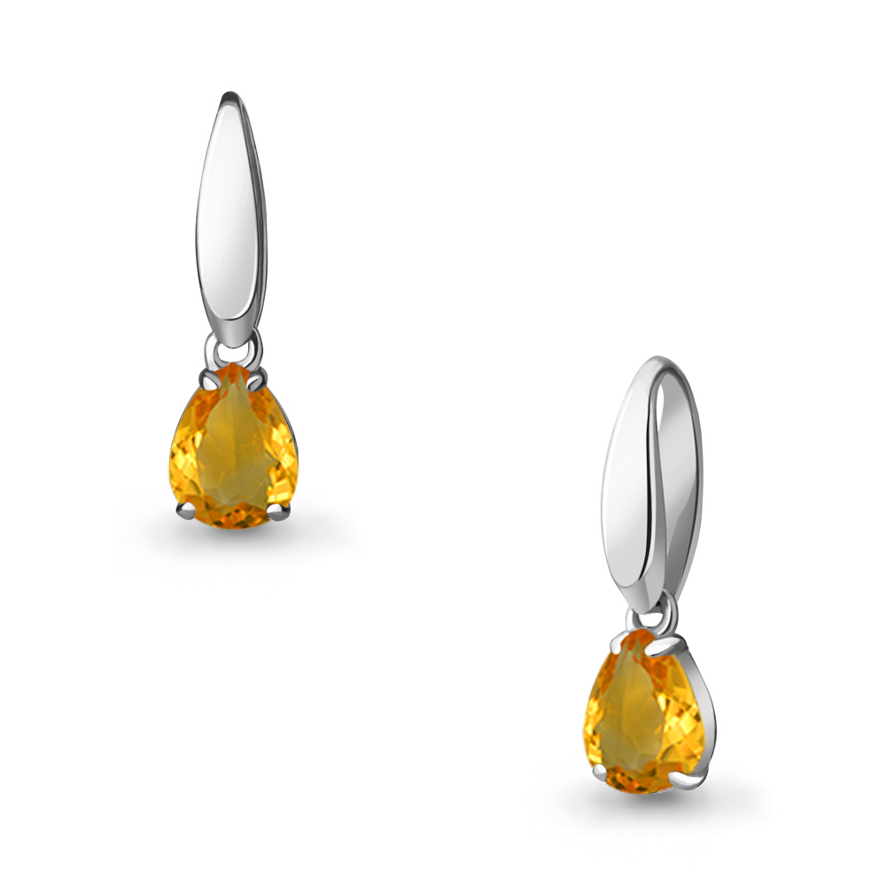 2533306 Подвеска из Серебра с цитрином