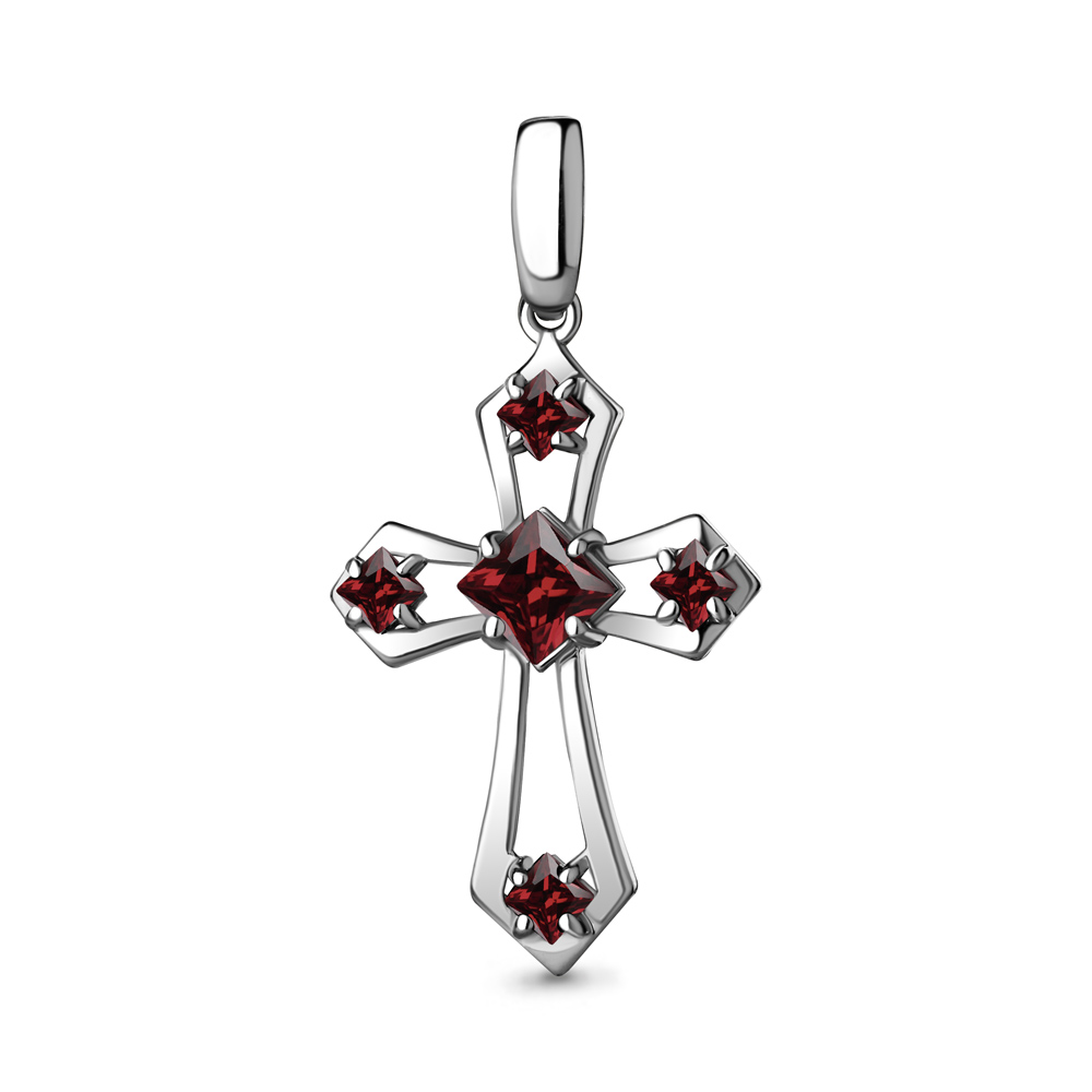 2541603 Подвеска из Серебра с гранатами