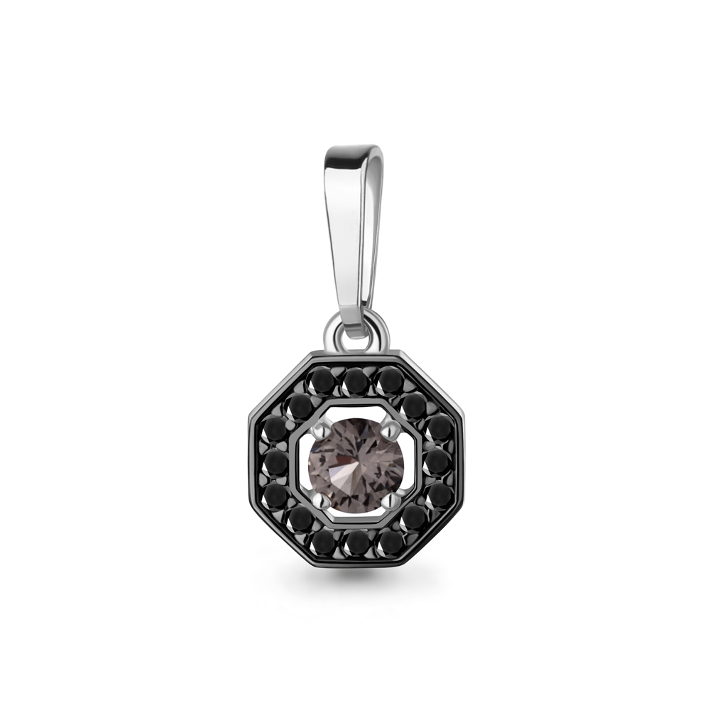 25434Ч Подвеска из Серебра с нанокристаллами