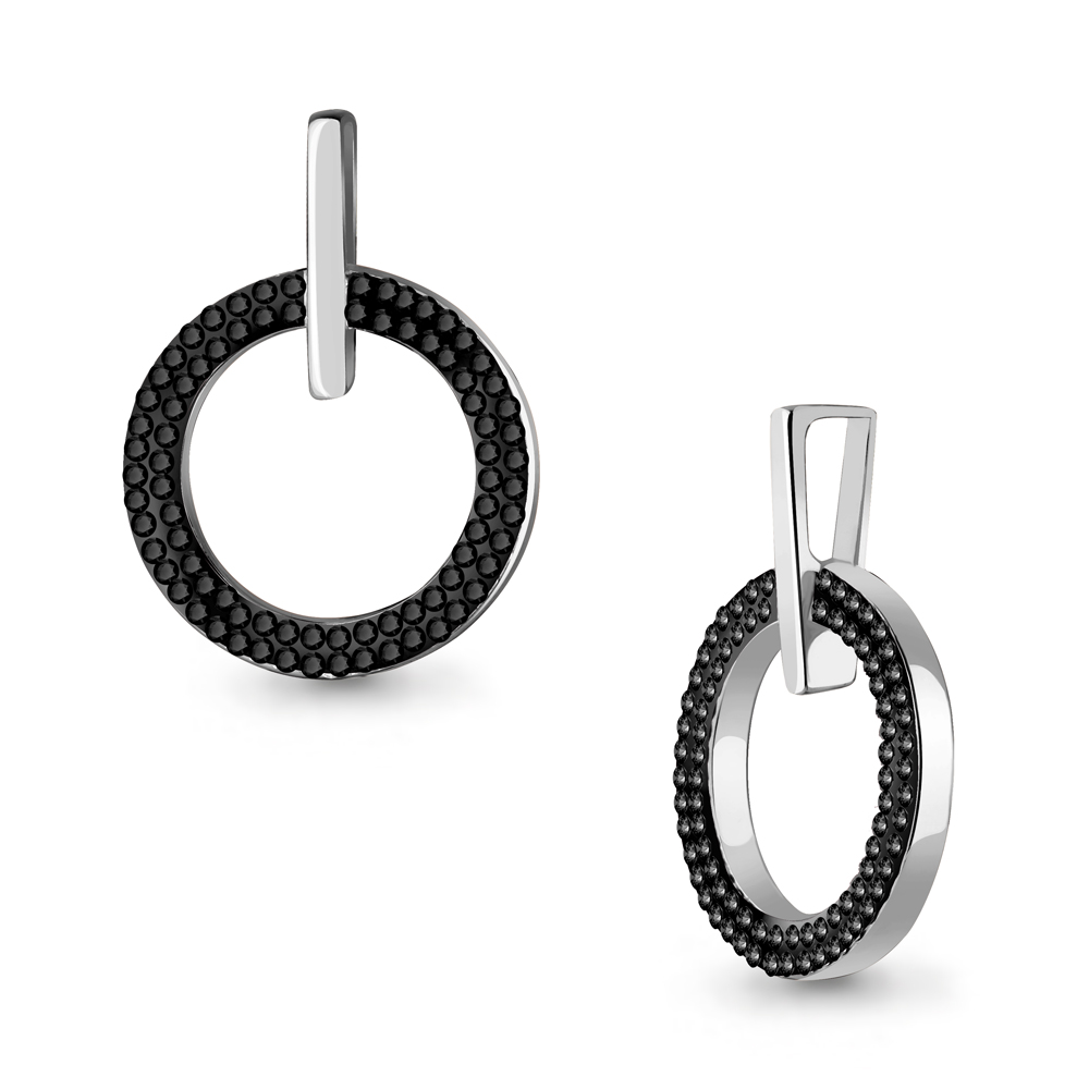 26010Ч Подвеска из Серебра с стёклами