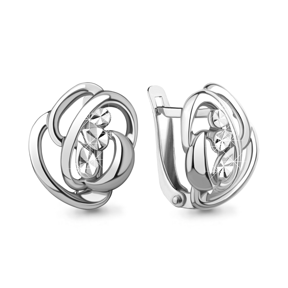 34077 Серьги из Серебра