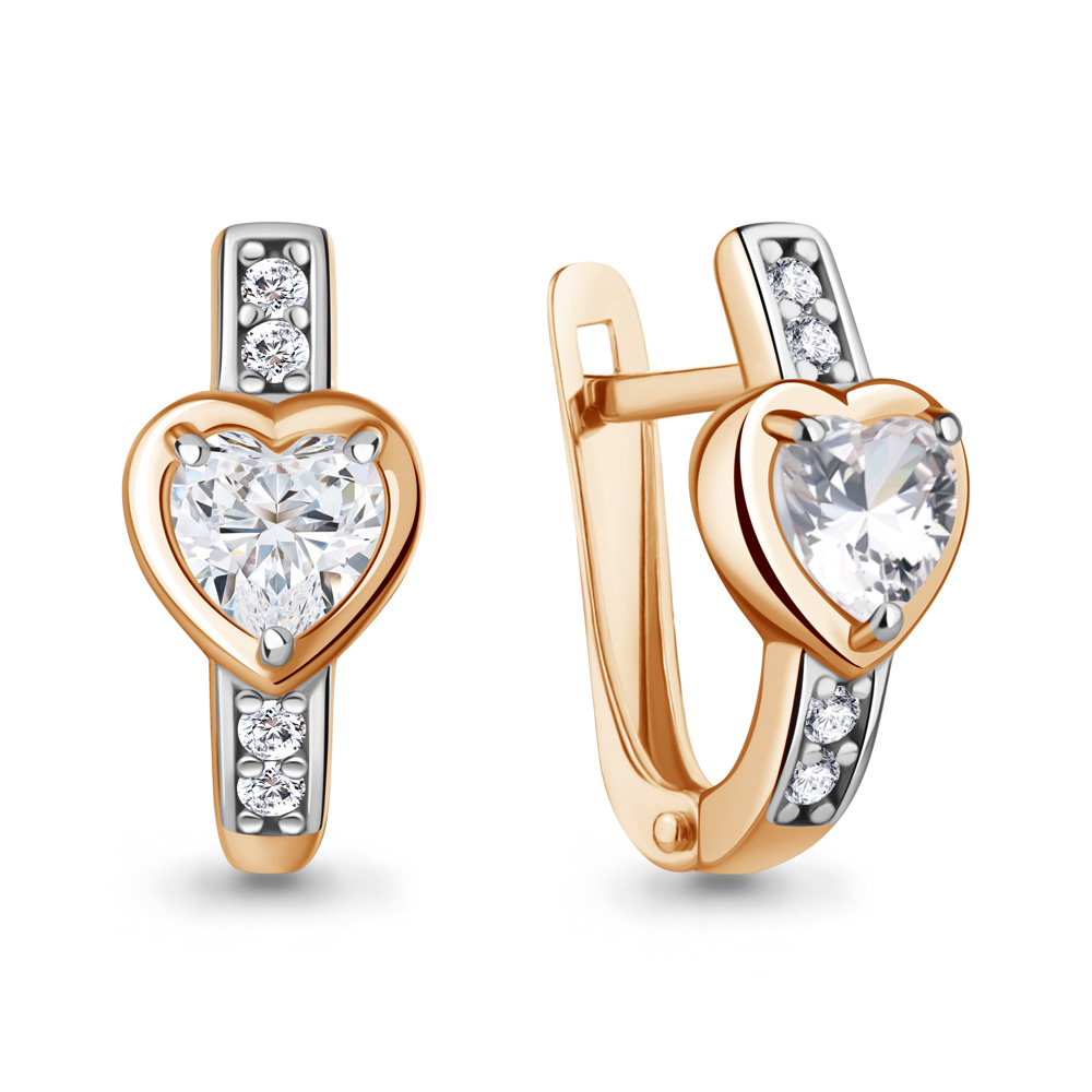 400513А Серьги из Золота с фианитами