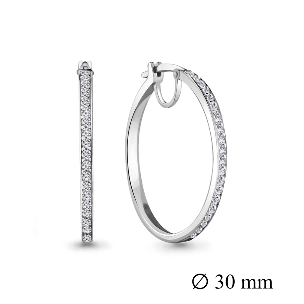 42426А Серьги из Серебра с фианитами